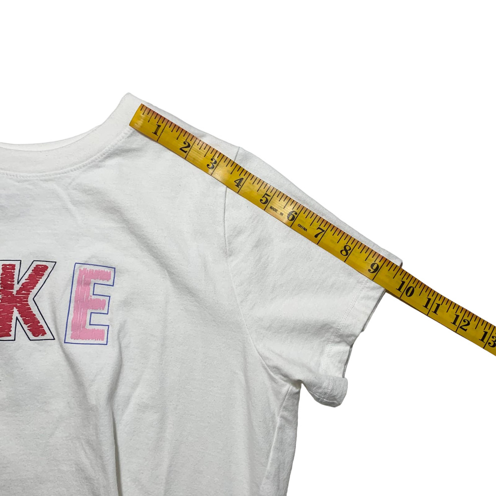 Nike | Youth | White Multicolor Graphic Logo Tee | Size XL - Picture 5 of 8